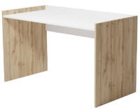 Masa de birou Smartex Tab 110cm Alb/Stejar Închis imaginea #1 — magazin online Desire.md
