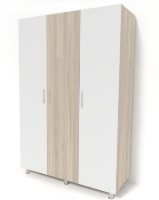 Шкаф Smartex N3 140x52x208cm Дуб Светлый/Белый