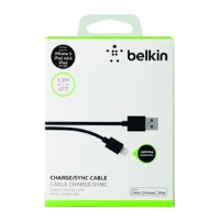USB Кабель Belkin Lightning Charge/Sync Cable Black