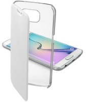 Husa de protecție CellularLine Clear Book Case (Galaxy S6) White