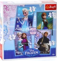 Пазл Trefl 4in1 Disney Frozen (34210)