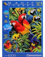 Пазл Clementoni 3000 Puzzle 3D Majestic Macaws (1000) (39188)
