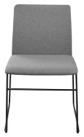 Scaun Deco C01 Stofa Grey + Black Leg imaginea #2 — magazin online Desire.md
