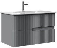 Шкаф с умывальником Orka Moonlight 70 Grey Matt (17434)