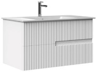 Шкаф с умывальником Orka Moonlight 90 White (16536)