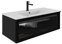 Шкаф с умывальником Orka Urban 101 Black (08861)
