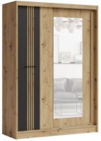 Dulap cu uşi glisante Fadome Molto ML150 Artisan/Black
