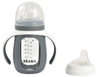 Biberon pentru bebeluș Beaba 2in1 210ml Mineral Grey (913538) imaginea #1 — magazin online Desire.md