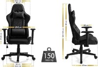 Scaun gaming Sense7 Spellcaster Black imaginea #8 — magazin online Desire.md