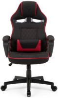 Scaun gaming Sense7 Knight Fabric Black and Red imaginea #2 — magazin online Desire.md