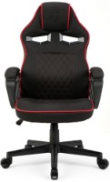 Scaun gaming Sense7 Knight Fabric Black and Red imaginea #3 — magazin online Desire.md