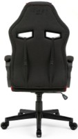 Scaun gaming Sense7 Knight Fabric Black and Red imaginea #6 — magazin online Desire.md