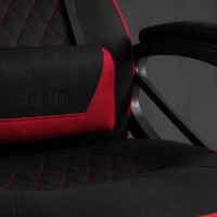 Scaun gaming Sense7 Knight Fabric Black and Red imaginea #11 — magazin online Desire.md
