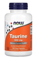 Аминокислоты NOW Taurine 500mg 100cap