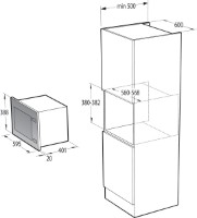 Встраиваемая микроволновая печь Gorenje BM251SG2BG фото №5 — интернет-магазин Desire.md
