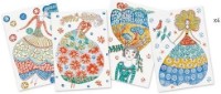 Раскраска для детей Djeco Romantic Flowers DJ08601 фото №3 — интернет-магазин Desire.md