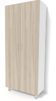 Dulap Smartex N4 100x40x208cm Alb/Stejar Deschis imaginea #1 — magazin online Desire.md