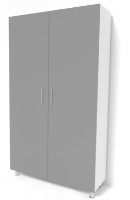 Dulap Smartex N4 120x40x208cm Alb/Grafit imaginea #1 — magazin online Desire.md