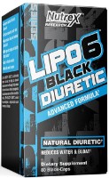 Produs pentru slăbit Nutrex Lipo 6 Black Diuretic 80cap