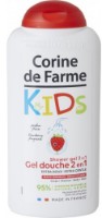 Gel de duș pentru bebeluși Corine de Farme Kids 2in1 Shower Gel Strawberry 300ml