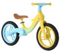 Bicicleta fără pedale pliabilă 4Play Dolphin Blue-Yellow