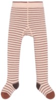Colanți pentru copii Lassig GOTS Tiny Farmer Striped 56cm Orange/Beige LS1532007845-56