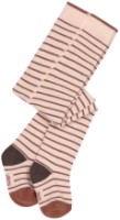 Colanți pentru copii Lassig GOTS Tiny Farmer Striped 80cm orange/beige LS1532007845-80