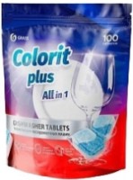 Detergent pentru mașine de spălat vase Grass Colorit Plus All in 1 100pcs
