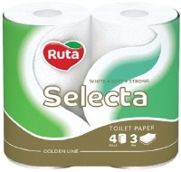 Туалетная бумага Ruta Selecta Premium 3 plies 4 rolls