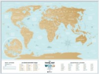 Harta lumii 1DEA.me Travel Map Holiday Lagoon World (13052)