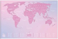 Harta lumii 1DEA.me Travel Map Love World (13104)