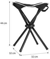Стул складной для кемпинга Nils NC3010 Black фото №3 — интернет-магазин Desire.md