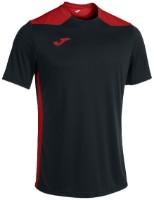 Детская футболка Joma 101822.106 Black/Red 4XS-3XS