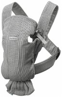 Marsupiu pentru copii BabyBjorn Mini Grey 3D Mesh (021018E1)