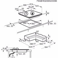 Plită incorporabilă mixt Electrolux KDI641723K imaginea #3 — magazin online Desire.md