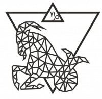 Panou decorativ Ewa Toys Capricornus