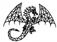 Panou decorativ Ewa Toys Dragon