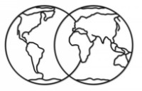 Декоративное панно Ewa Toys Hemispheres of Earth