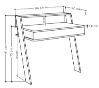 Консольный столик Showdeko Cowork (M.MS.13616.6)