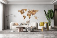 Panou decorativ Ewa Toys World Map L Choco World imaginea #5 — magazin online Desire.md