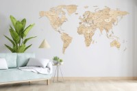 Panou decorativ Ewa Toys World Map L Untouched World imaginea #2 — magazin online Desire.md