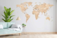 Panou decorativ Ewa Toys World Map M Untouched World imaginea #2 — magazin online Desire.md