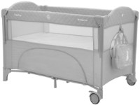 Pătuț pliabil Kikka Boo Milky Way Grey 2023 (31003010110)