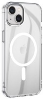 Чехол Hoco Magnetic Series Airbag anti-fall Protective Shell for iPhone 15 Transparent