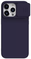 Husa de protecție Nillkin Apple iPhone 15 Pro Max CamShield Silky Silicone Case Dark Purple