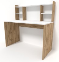 Masa de birou Smartex M4 140cm Alb/Stejar Închis