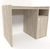 Masa de birou Smartex Tab Classic 100cm Stejar Deschis imaginea #2 — magazin online Desire.md