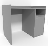 Masa de birou Smartex Tab Classic 120cm Grafit imaginea #3 — magazin online Desire.md