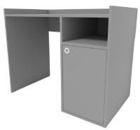 Masa de birou Smartex Tab Classic 130cm Grafit