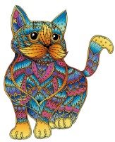 Puzzle Eureka E2D Rainbow Wooden Cat (473610)